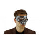 Half Skull Mask - Silver