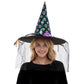 Halloween Peacock Witch Hat