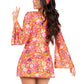 6 PC Hippie Chick Costume