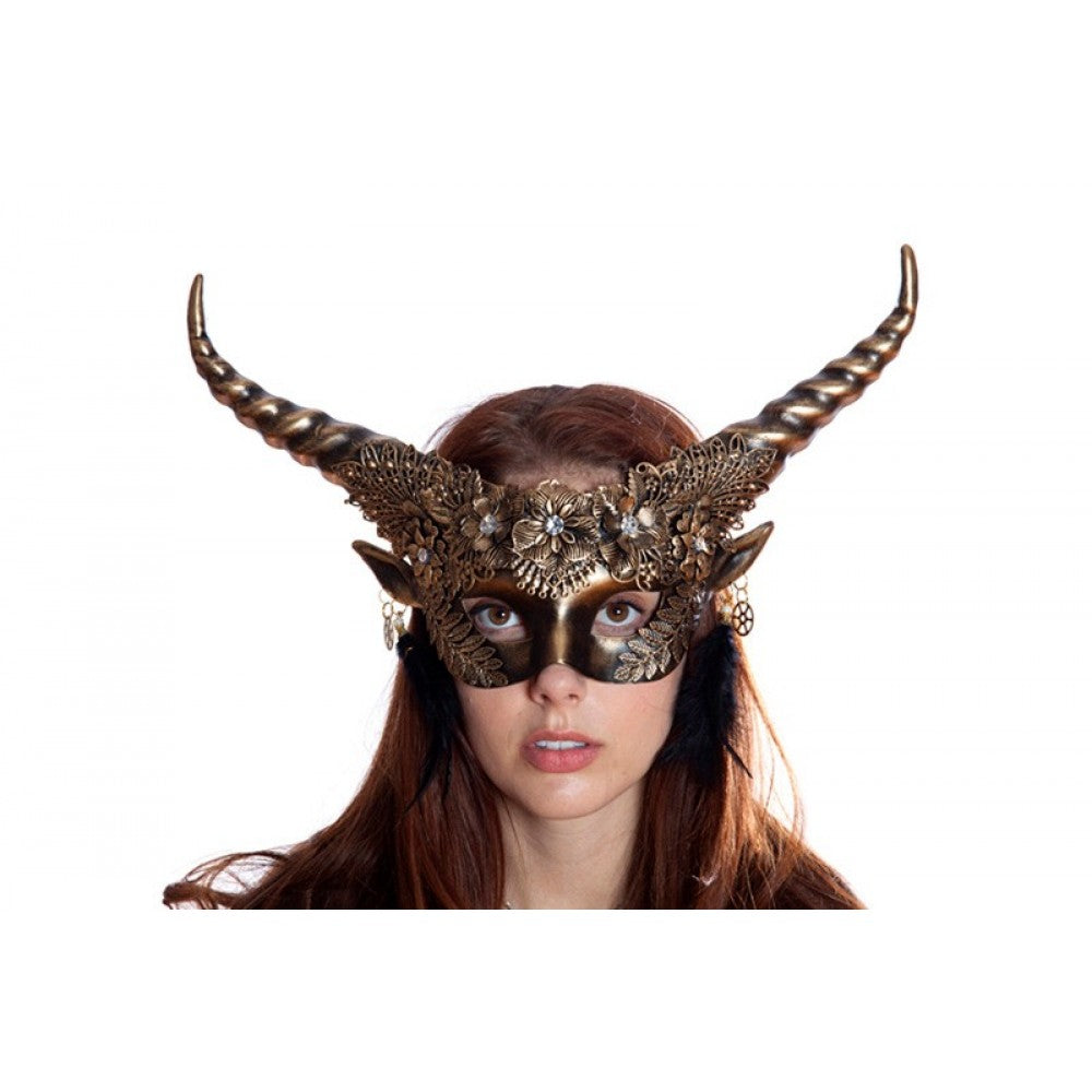 Horned Venetian Mask