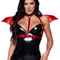 Inidescent Vinyl Devil Wings Body Harness