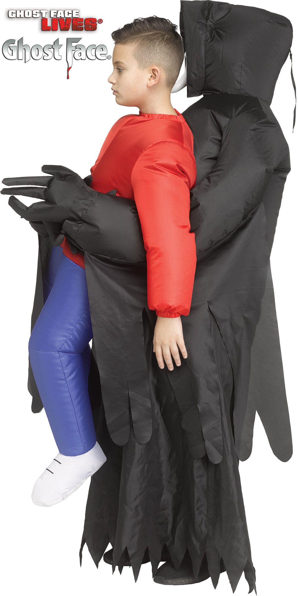 Kid's Inflatable Carry Me Ghostface Costume