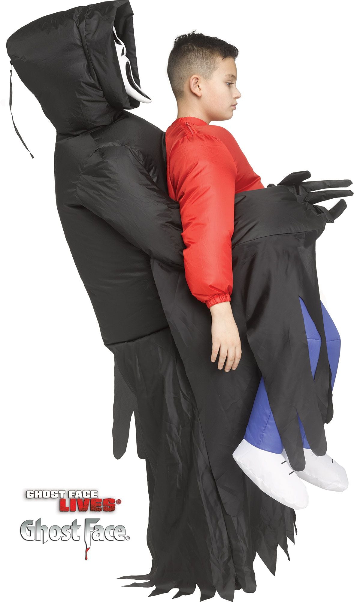Kid's Inflatable Carry Me Ghostface Costume