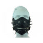 Leather Mouth Mask W/ Spike & Zip