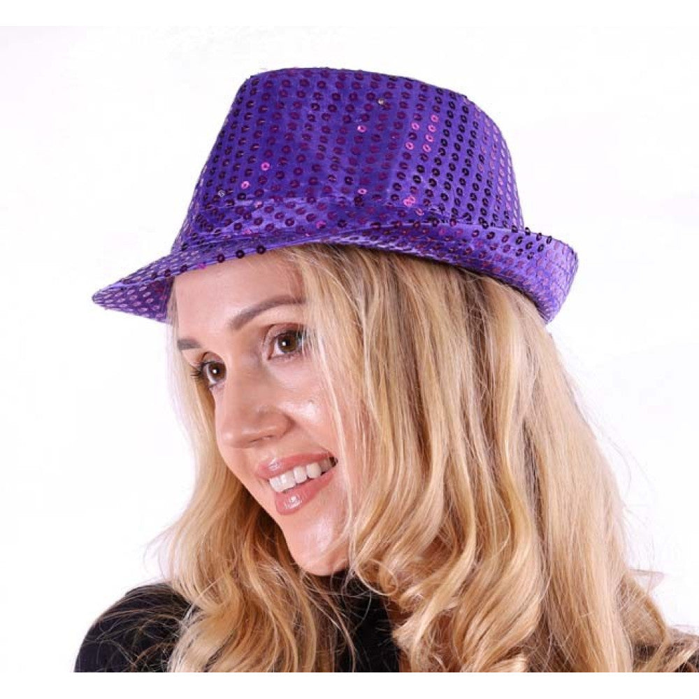 Light Up Fedora - Purple