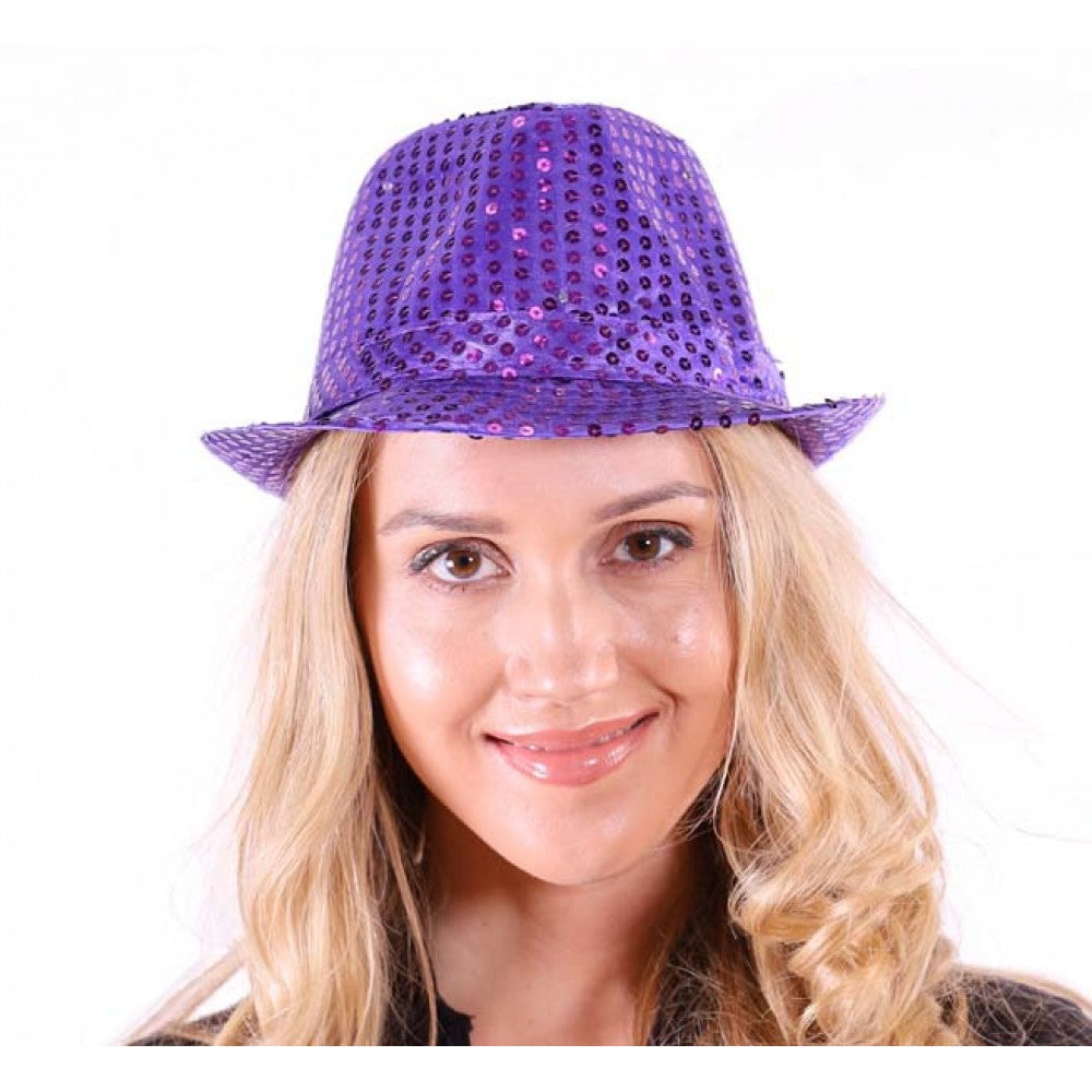 Light Up Fedora - Purple