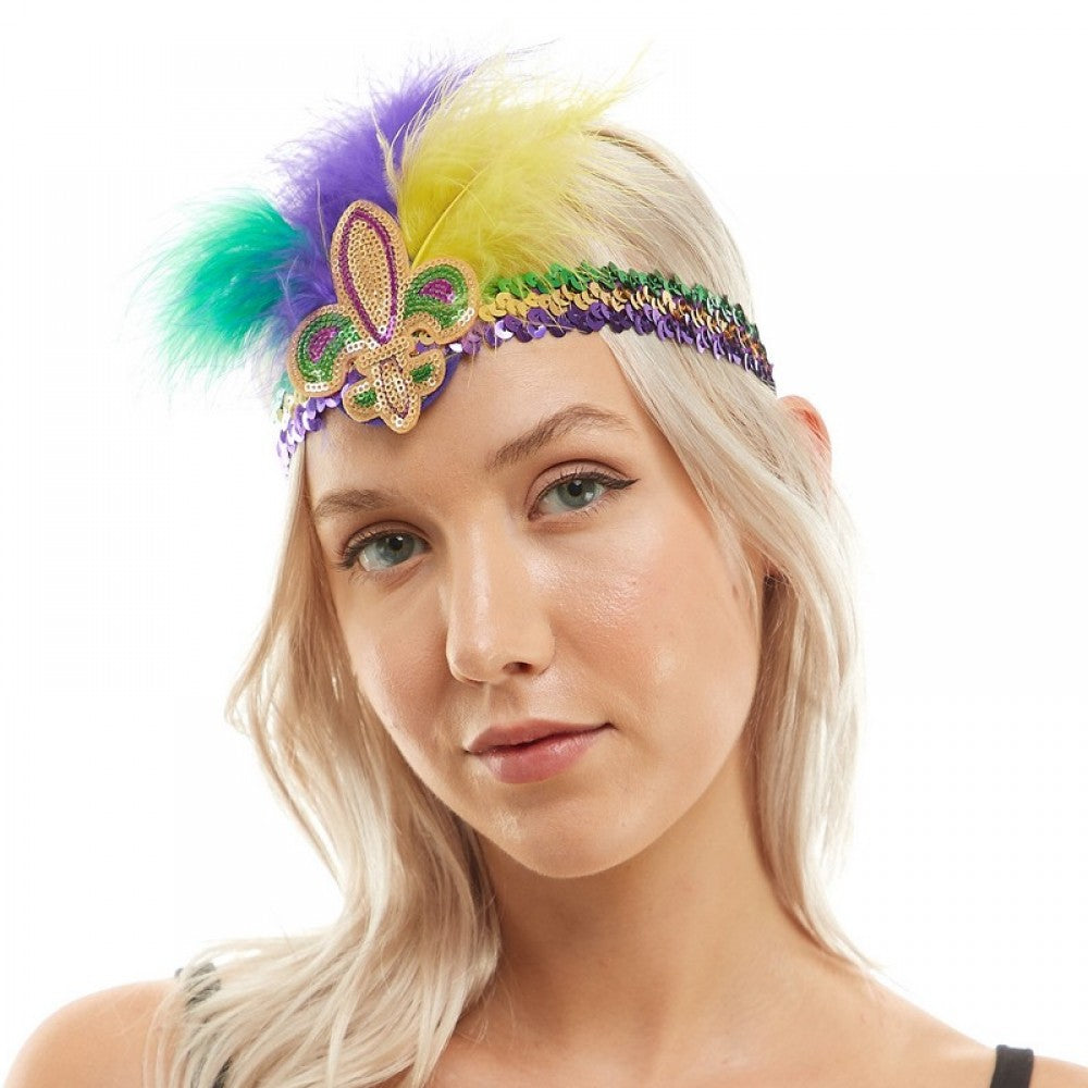 MG Feathered Headband - PGG