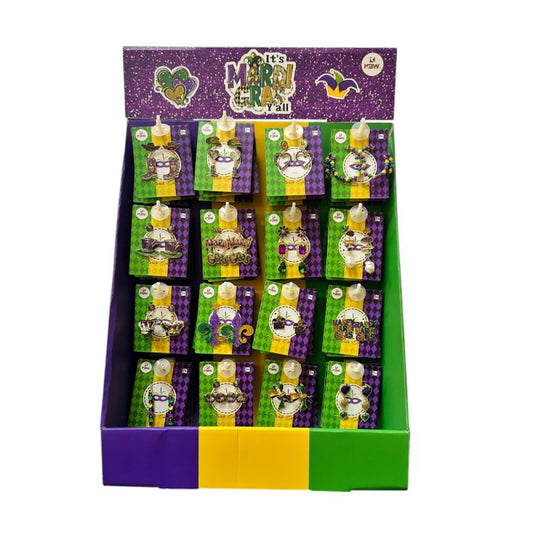 Mardi Gras Earring