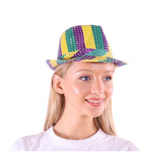 Mardi Gras Fedora