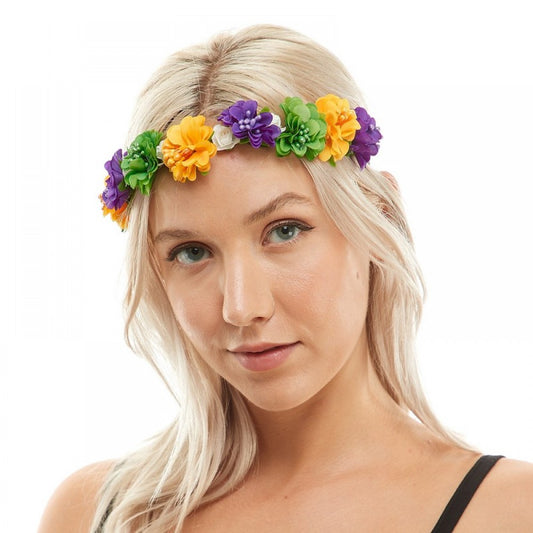Mardi Gras Headdress Flower