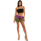 Mardi Gras Sequin Fringe Skirt