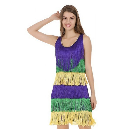 Mardi Gras Sequin dress size XL