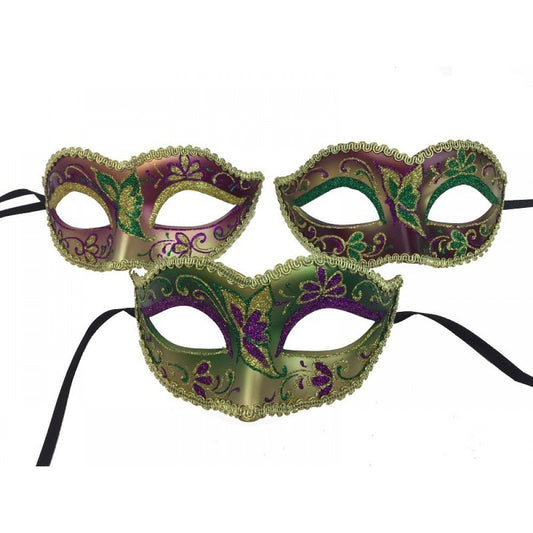 Mardi Gras Venetian Mask Gold