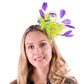 Mardi Gras Feathered Headband