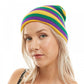 Mardi Gras PGG Striped Beanie