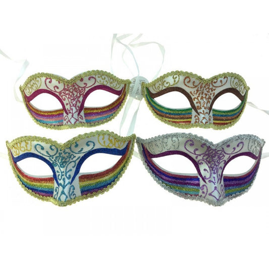 Masquerade Mask - Pastel Rainbow Assortment