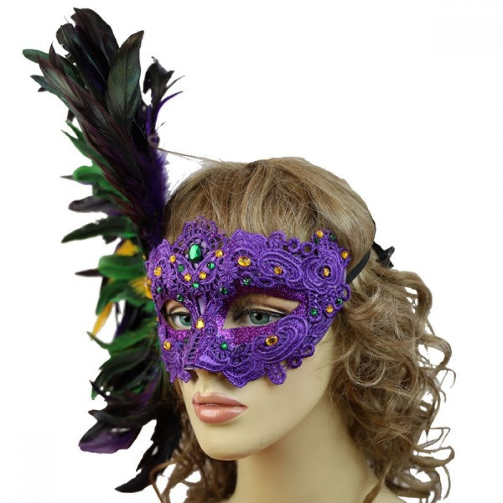 Masquerade Party Feather Mask: PGG