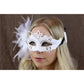 Masquerade mask With Flowered Veil Assortment