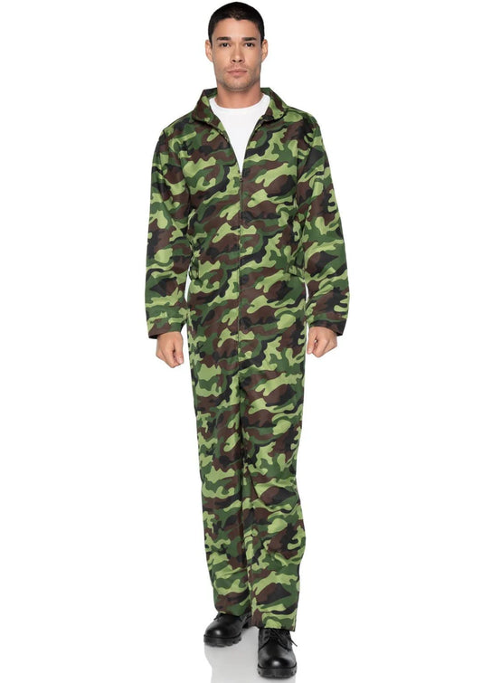 Men's Camo Jumpsuit - O/S