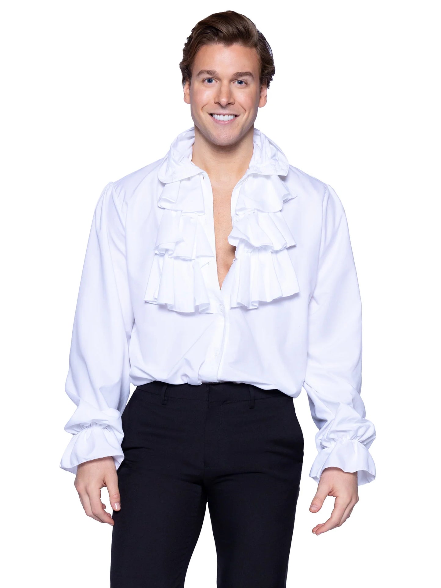 Ruffle Front Shirt