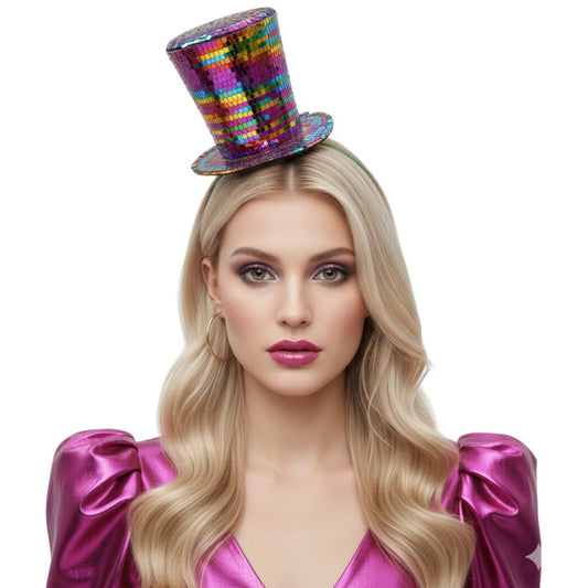 Mirror Mini Top Hat Headband