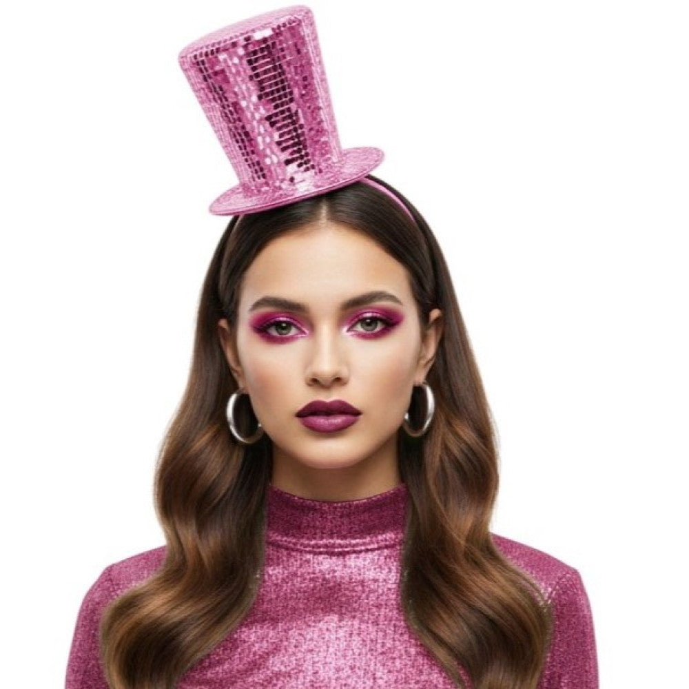Mirror Mini Top Hat Headband