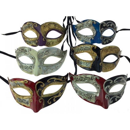 Musical Note Masquerade Mask Assortment
