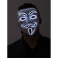 Neon Light Up Vendetta Mask