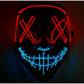 Neon Light-Up Rainbow Masks