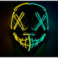 Neon Light-Up Rainbow Masks