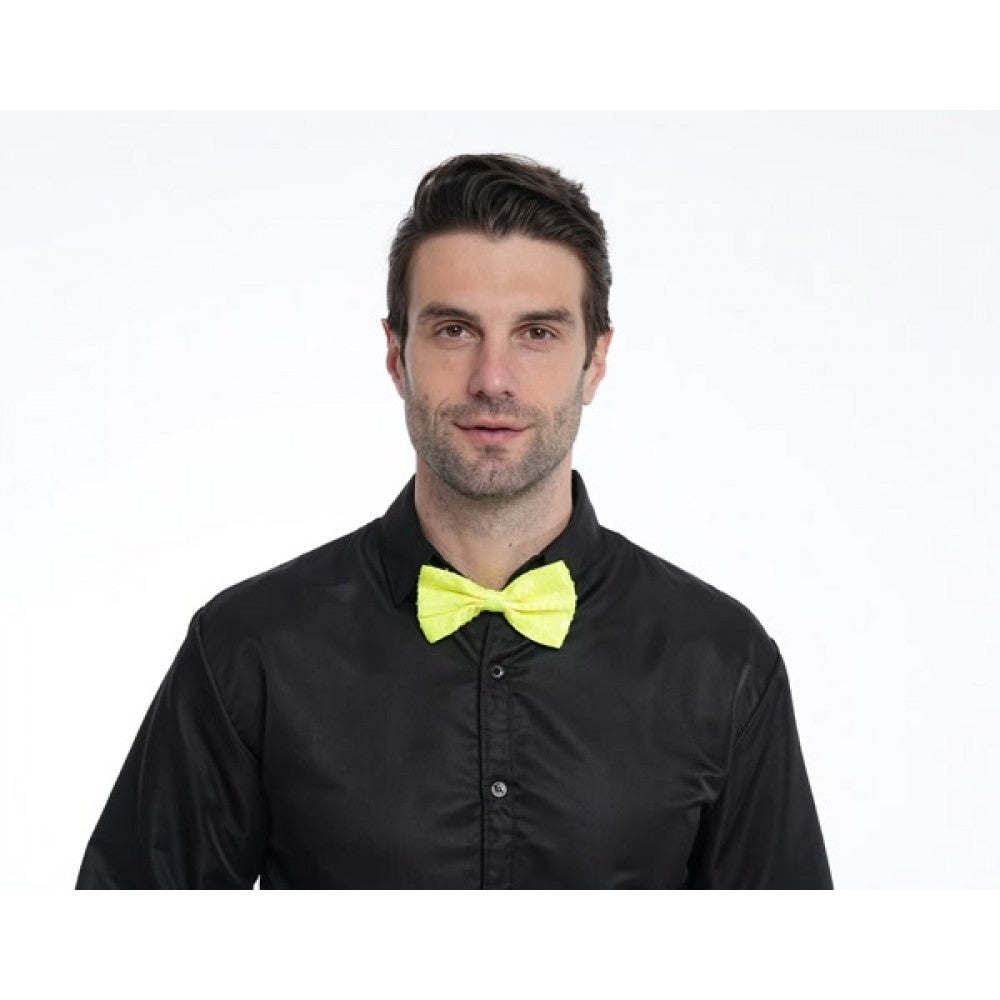 Neon Sequin Bowtie