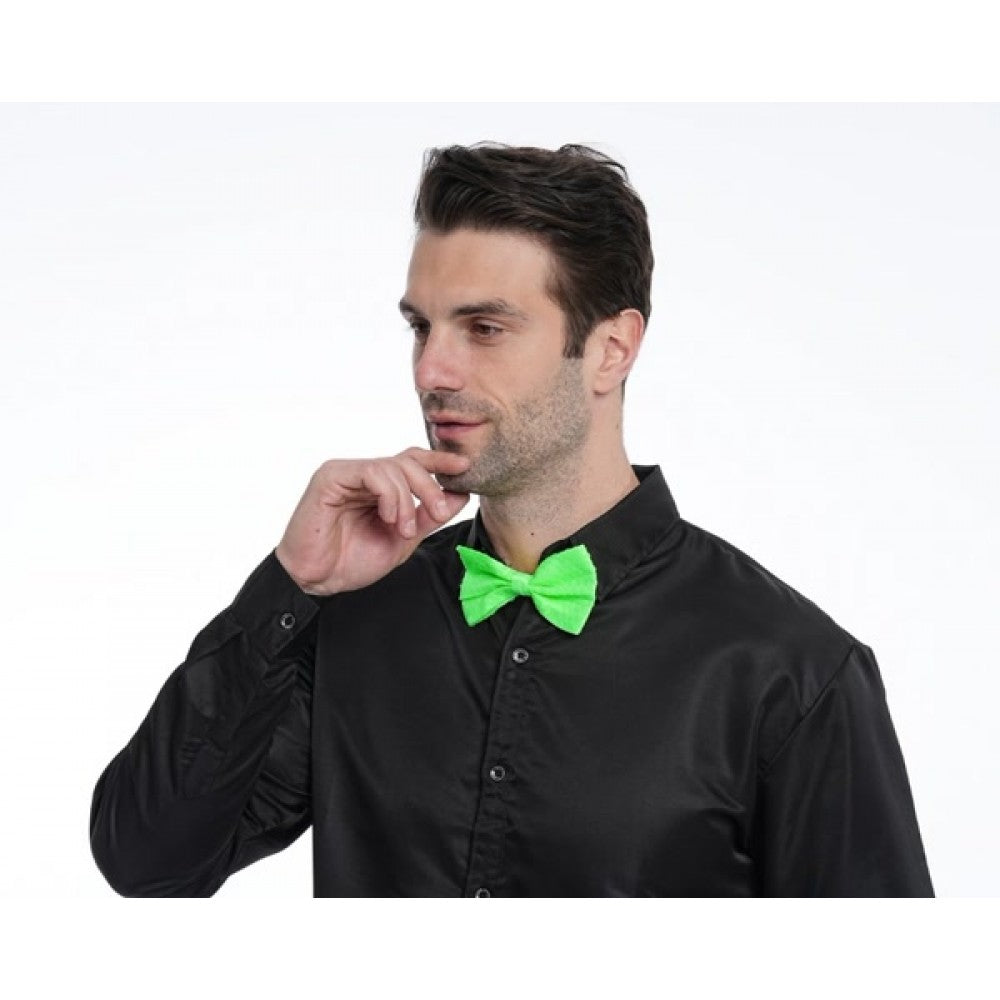 Neon Sequin Bowtie