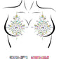 Nipple Jewels Sticker w/ Body Glitter: Cambria