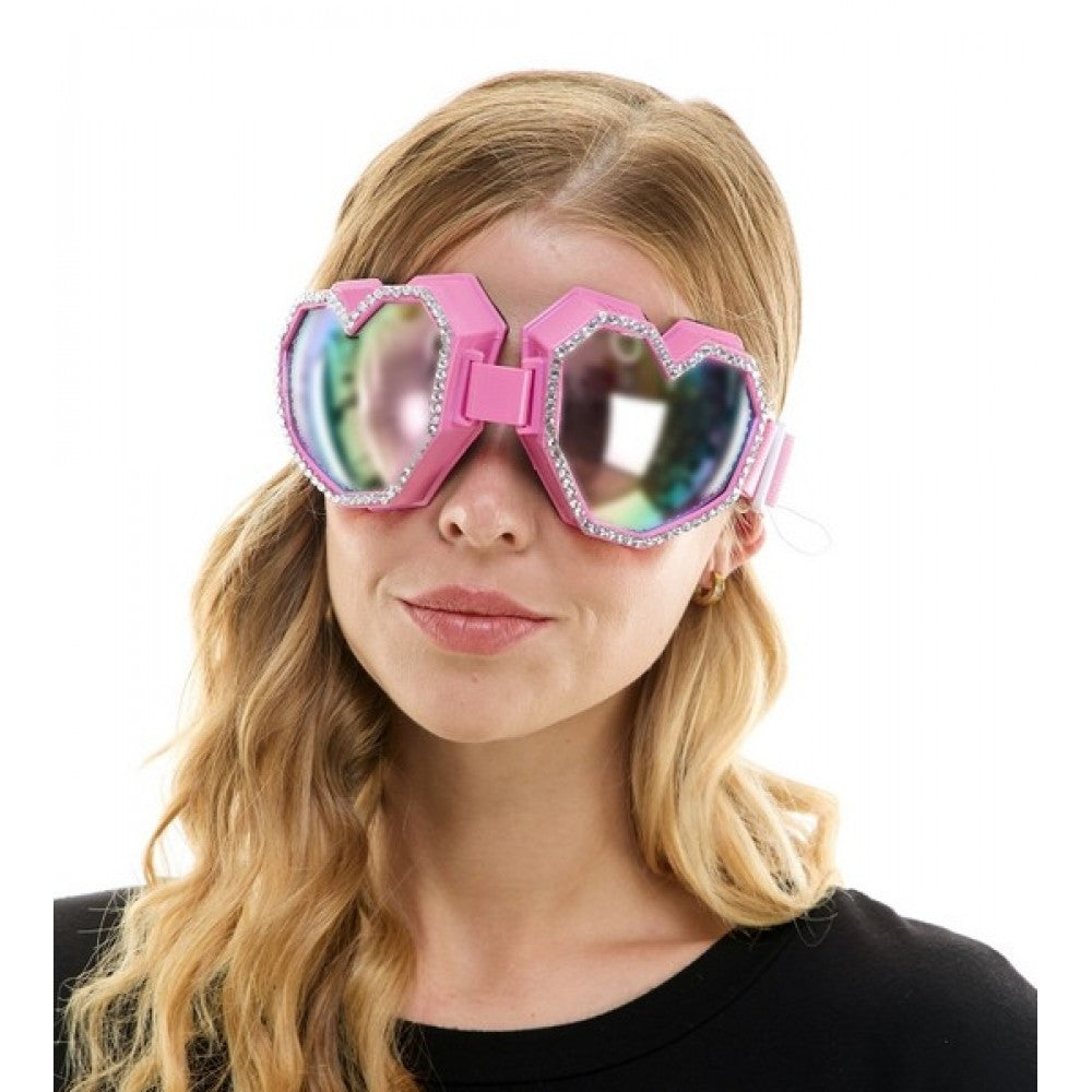 Pink Festival Rave Goggles