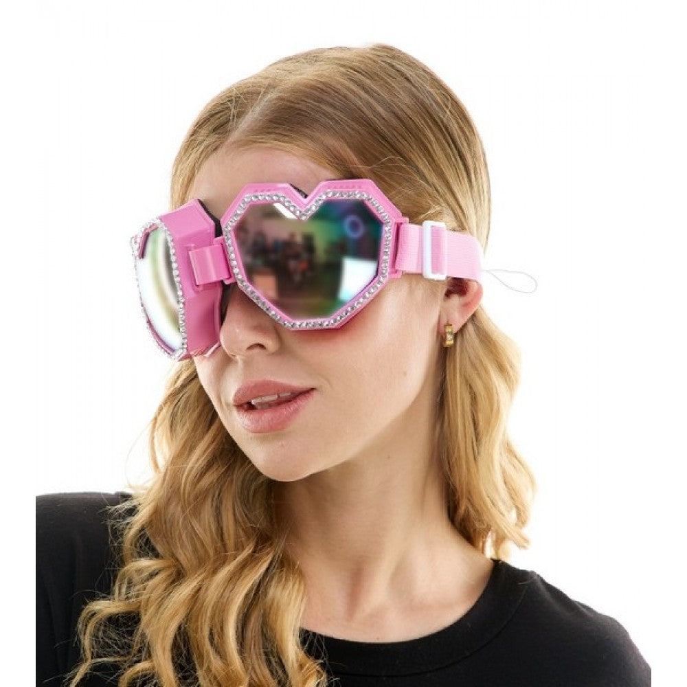Pink Festival Rave Goggles