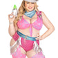 Women's Plus Size Space Cowgirl Costume