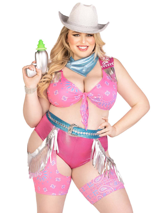 Women's Plus Size Space Cowgirl Costume