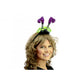 Purple Glitter Witch Legs Headband