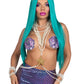 Purple Shell Adhesive Nipple Stickers