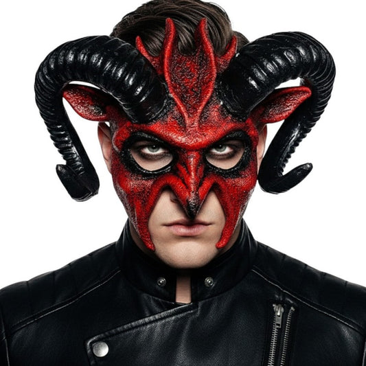 Ram Horns/ Goatman Masquerade Mask