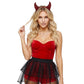 Rhinestone Devil Horns Hair Clips
