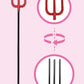 Rhinestone Pitchfork