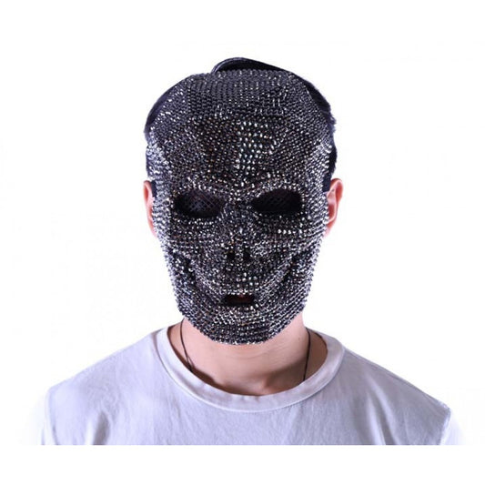Rhinestone Skull Mask