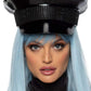 Rhinestone Trimmed Military Hat