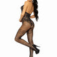 Seamless Rhinestone Fishnet Bodystocking