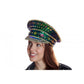 Sequin Festival Hat w/ Goggles: Multi