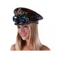 Sequin Festival Hat w/ Goggles: Rainbow