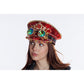 Sequin Festival Hat w/ Goggles: Red