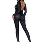 Sheer Rhinestone Catsuit