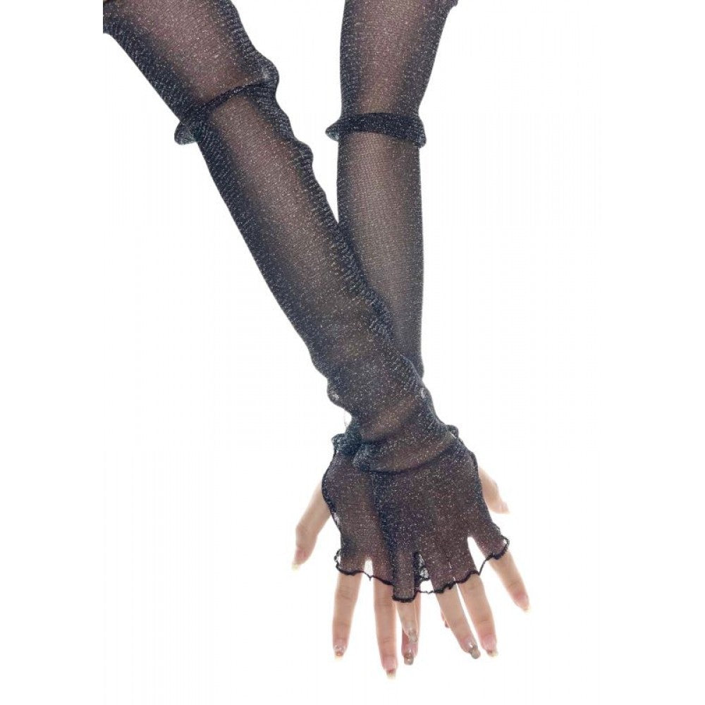 Shimmer Mesh Gloves